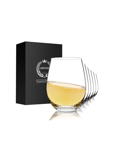 Tr Sapsız Şarap Kadehi 6'li Set, El Üflemeli Premium Kristal Kırmızı Şarap Veya Beyaz Şarap Kadehi 18 Oz - Zanaa Diğer