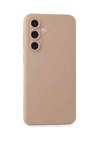 Samsung Galaxy Uyumlu S23 Fe Kılıf Nano İçi Kadife Silikon - Pudra İtdark35993