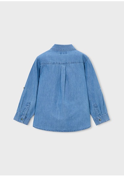 Erkek Çocuk Denim Gömlek Mavi 3122 Mavi