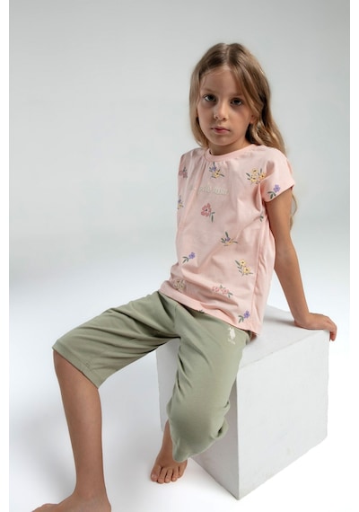 U.s. Polo Assn. Kız Çocuk Pembe Kapri Takım Us2069 Pembe