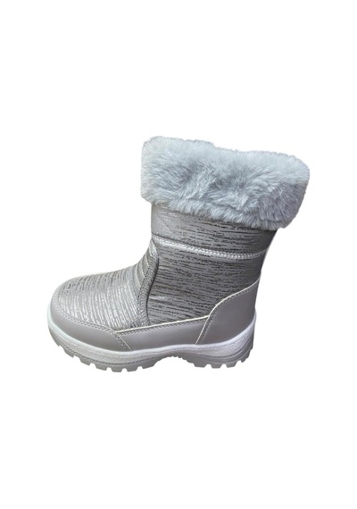 Akınalbellaa Çocuk Kürklü Bot Gri - 812197527 Gri