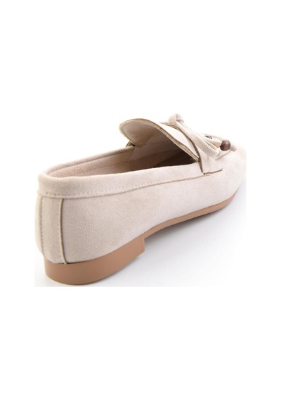 Bambi Bej Kadın Loafer Ayakkabı K01688012672 Bej