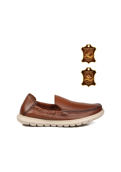 Voyager Taba Erkek Hakiki Deri Smart Casual Loafer Ayakkabı Hafızalı Rahat Taban Sensitive M599 M Voyager Taba Erkek Hakiki Deri Smart Casual Loafer Ayakkabı Hafızalı Rahat Taban Sensitive M599 M