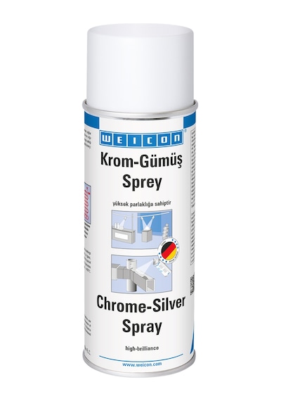Weicon Ekstra Parlak Krom Gümüş Sprey 400 ML Weicon Ekstra Parlak Krom Gümüş Sprey 400 ML