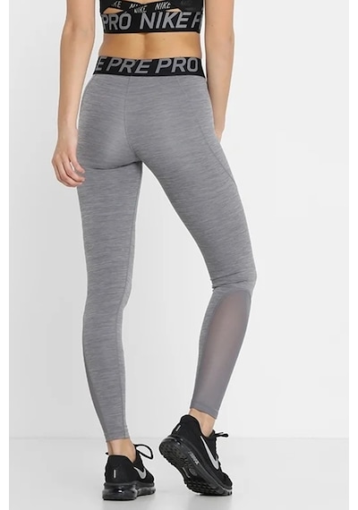 Nike Pro Tigh Fit Full Length Leggings Toparlayıcı Tam Boy Gri Tayt Gri