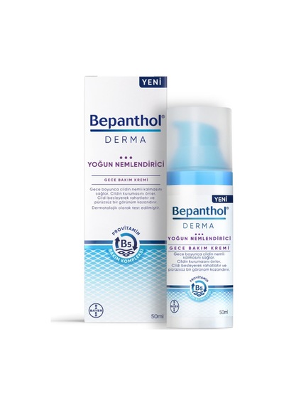 Bepanthol Derma Yoğun Nemlendirici Gece Kremi 50 Ml - 8 Adet Tarı