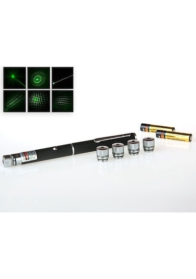 Yeşil  Lazer Pointer 100 Mw 15 Km Etkili 5  Başlıklı