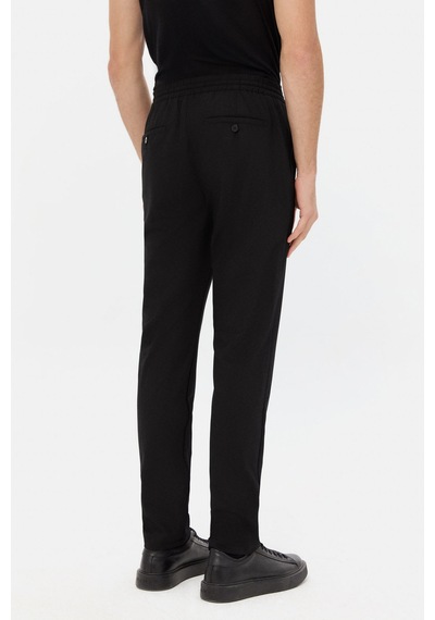 D's Damat Ds Damat Relaxed Fit Pilesiz Siyah Armürlü Jogger Pantolon 5hc03t902321m 001