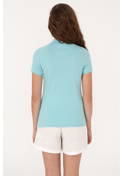U.S. Polo Assn. Kadın Aqua Basic Tişört 50300896-VR007
