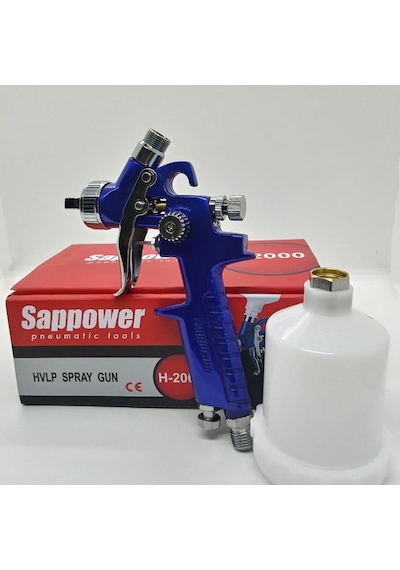 Sappower Boya Tabancası Üstten Depo H2000 0.8Mm N11.132