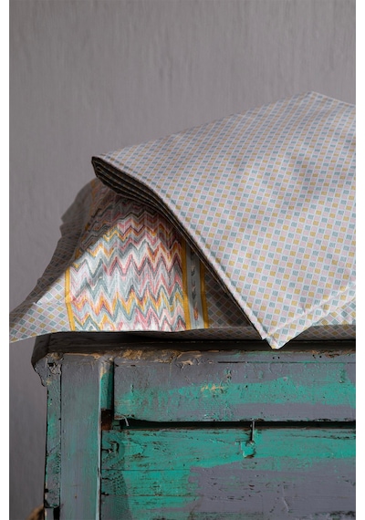 Apricitas Home Hilly Green My Touch %100 Pamuk Çift Kişilik Battaniyeli Nevresim Takımı Yeşil