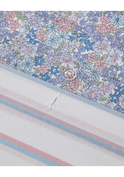 English Home Bloss Mist Pamuklu Tek Kişilik Nevresim Seti 160x220 Cm Lila Lila