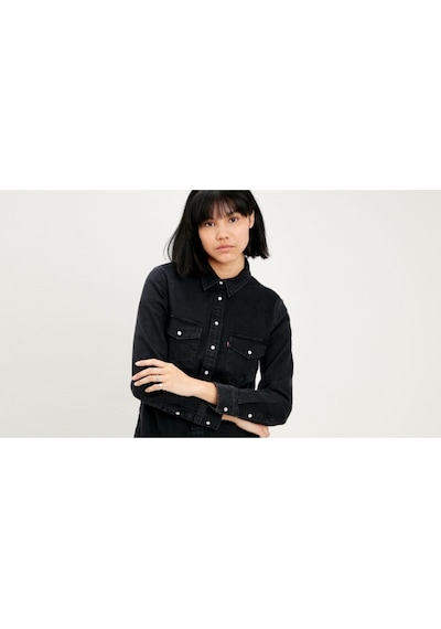 Levi's Essential Western Kadın Gömlek Siyah