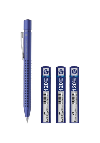Faber Castell Grip 2011 0.7 Mavi Versatil Kalem + Faber Castell 1