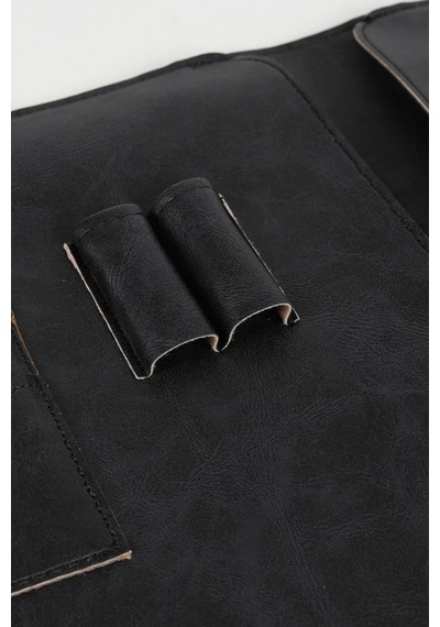 Apple Uyumlu MacBook Air Pro 13-14 Inç Organizer Evrak & Laptop & Tablet Çantası Siyah