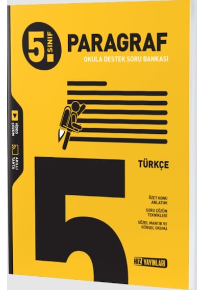 Hız Yayınları 5.Sınıf Yeni Paragraf Soru Bankası