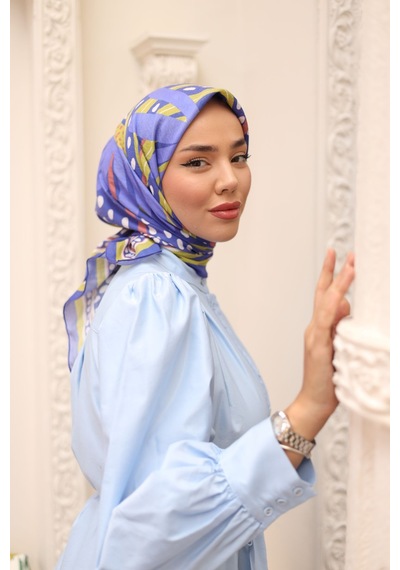 Silk Home Olinda Eşarp 48003-10 Eflatun