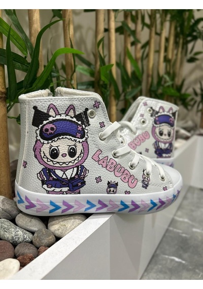 Scarpe Magiche Vak.ko Labubu Kız Çocuk Ayakkabısı 31-35 Numara Arası Işıksızdır Gümüş