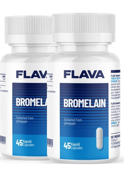 Bromelaın - 45 Kapsül X 2 Adet