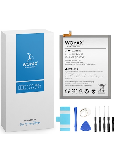 Woyax By Deji Samsung Galaxy Uyumlu A20 A30 A30s A50 Premium Batarya