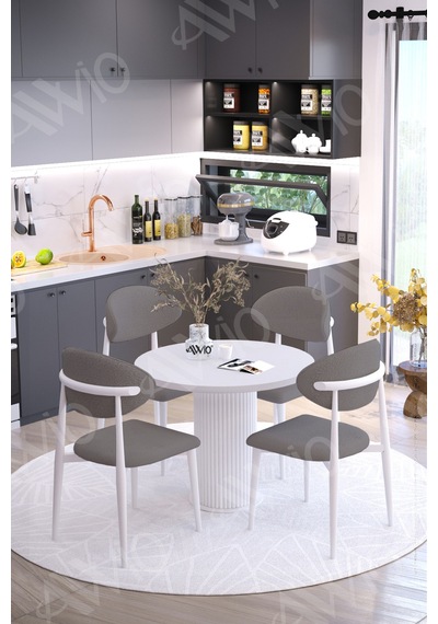 Avvio Bella Bohem Ayak Beyaz Polo Sandalye 90x90 Yemek Masası Mutfak Masası Masa Sandalye Takımı Avvio Bella Bohem Ayak Beyaz Polo Sandalye 90x90 Yemek Masası Mutfak Masası Masa Sandalye Takımı