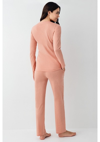 Pierre Cardin Kadın Pembe Pijama Takımı Pc9063-s-v1 Pembe