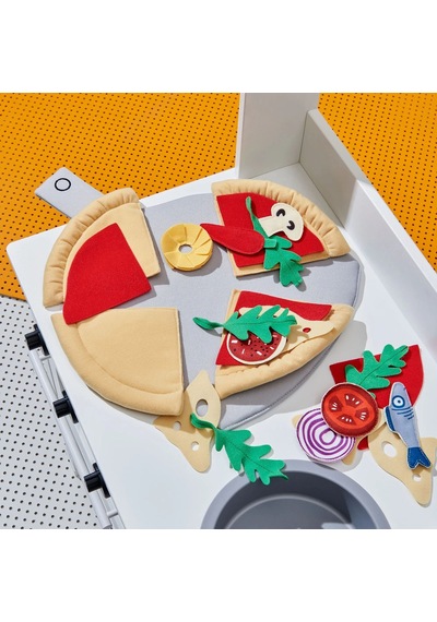 Ikea Duktıg Peluş Oyuncak Kırmızı - Yeşil - Mor - Bej