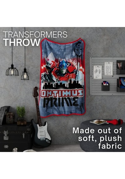 Lexroo Koleksiyon Transformers Rise Of The Beasts Film Yatak Süper Yumuşak Mikro Raschel Örtüsü Çok Renkli