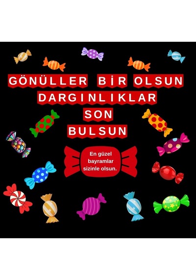 Ramazan / Kurban Bayramı Kutlama Pano Süsü