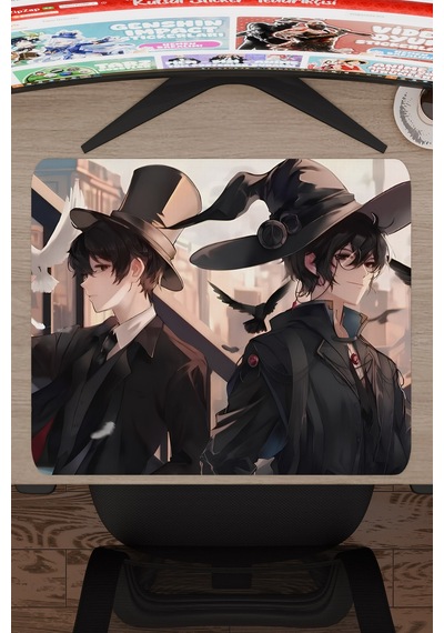 Guimi Zhi Zhu Anime V5 - 48x40 Xl Gaming Kauçuk Kaymaz Taban Mouse Pad Fare Altlığı