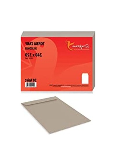 İmitasyon Kraft Torba Zarf, 24x32 Cm, 50 Adet 1
