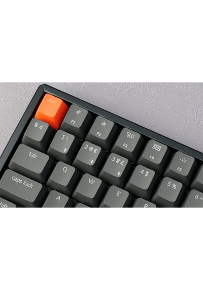 Keychron K2-C2H-UK HotSwap RGB Gateron Blue Switch Alüminium (Version 2) UK ISO Mekanik Klavye