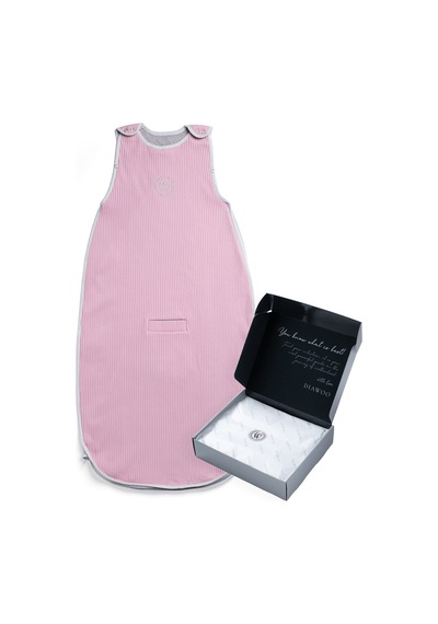 Diawoo Cocoon 4 Mevsim Merino Uyku Tulumu,org. Pamuk Dış Yüzey , 2 36 Ay Ayarlanabilir Pembe Pembe