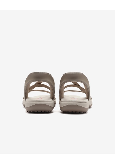 Skechers Reggae Slım - Stretch Flex Kadın Bej Sandalet 163460 Tpe Bej Skechers Reggae Slım - Stretch Flex Kadın Bej Sandalet 163460 Tpe Bej