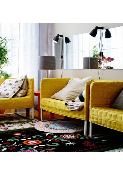 Ikea Blodlonn Duvar Aynası 30 X 30 Cm 4'lü Beyaz
