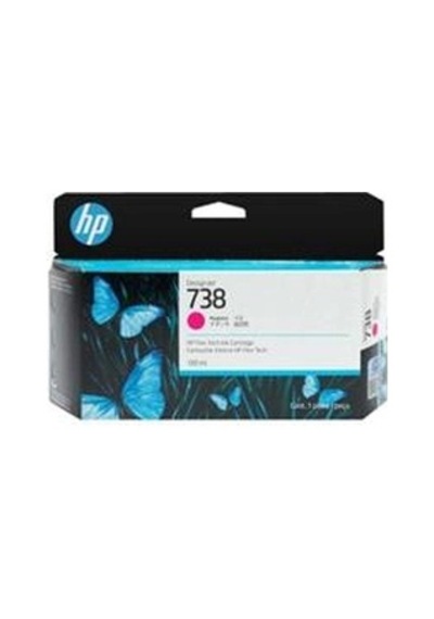 Hp 738 Magenta Kırmızı 130ml Plotter Kartuşu 498n6a Kdo