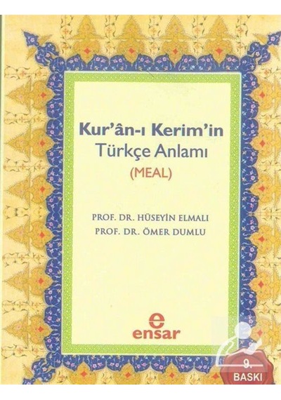 Kur'an-ı Kerim'in Türkçe Anlamı Meal (Cep Boy) / Doç. Dr. Ömer... 9789756794913