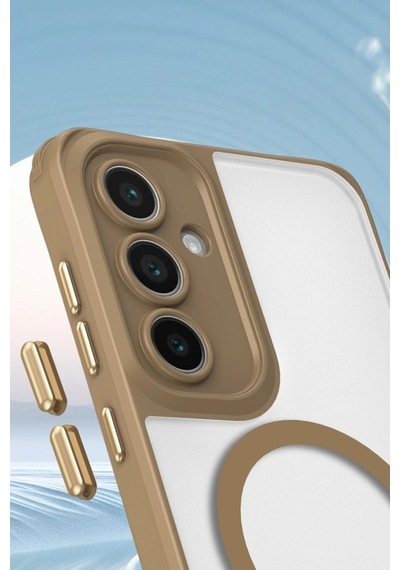 Samsung Galaxy S23 Fe Kılıf Enka Magsafe Silikon Kılıf - Siyah