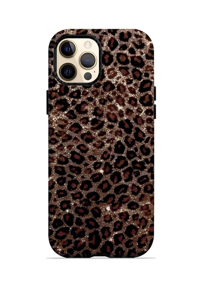 Velvoria Valestra Klasik Leopar Apple iPhone Uyumlu 12 Pro Max Darbe Korumalı Kılıf Valestra Select - Klasik Leopar