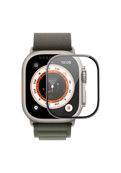 Apple Uyumlu  Watch Ultra 49mm Tam Kaplayan Ekran Koruyucu 3D Pet -AL3385