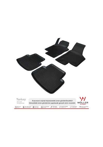 Volkswagen Jetta Paspas 2011 Sonrası 3D Havuzlu Wöller Paspas