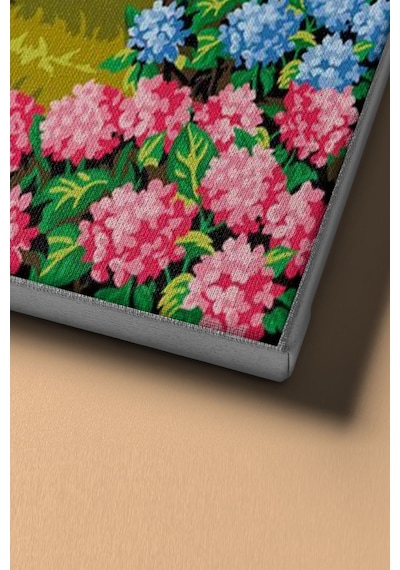 Webstyle Sayılarla Boyama Seti Kasnaklı Mavi Çatılı Ev 60 X 75 Cm