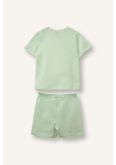 Defacto Dısney Mıckey & Mınnıe 2li Pijama Takımı Erkek Bebek H4029a526hsgn1163 Yeşil-gn1163