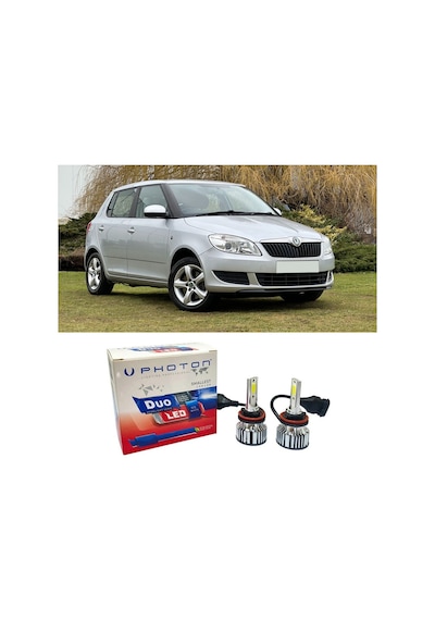 Skoda Fabia 2 Sis Far Ampulü H11 Duo Yeni Seri Beyaz 2007-2014