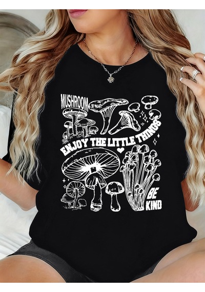 Noıssey Urban Pop Graphic Kadın Tişört Koleksiyonukod 5492 Siyah