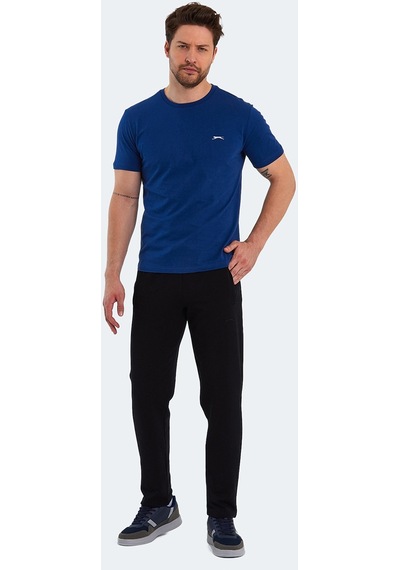 Slazenger PAINT I Erkek Baskılı Indigo Tişört