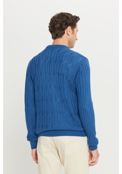 AC&Co / Altınyıldız Classics Erkek Havacı Mavi Standart Fit Normal Kesim Bisiklet Yaka Jakarlı Yünlü Triko 4A4923100209HVMXXL Mavi AC&Co / Altınyıldız Classics Erkek Havacı Mavi Standart Fit Normal Kesim Bisiklet Yaka Jakarlı Yünlü Triko 4A4923100209HVMXXL Mavi