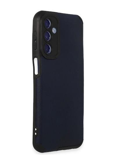 Samsung Galaxy Uyumlu , M34 5g Kılıf Loop Deri Silikon - Lacivert
