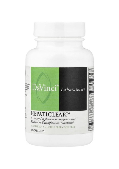 Davinci Laboratories, Hepaticlear , 60 Capsules