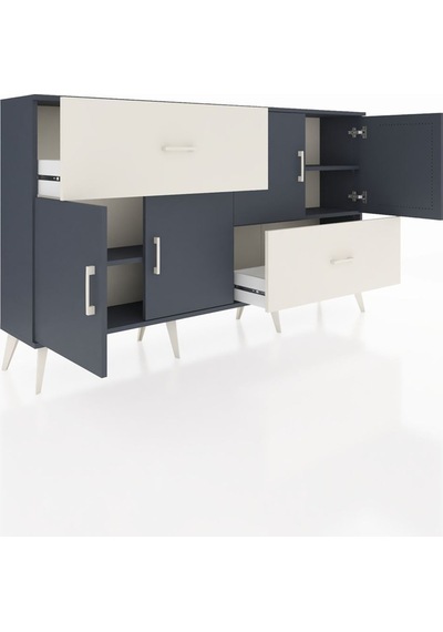 Arges Konsol 3 Raflı 2 Çekmeceli 4 Kapaklı 176x30x99 Antrasit-ant Antrasit-antrasit/aytaşı Arges Konsol 3 Raflı 2 Çekmeceli 4 Kapaklı 176x30x99 Antrasit-ant Antrasit-antrasit/aytaşı